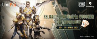 Top Up PUBGM Kamu dengan menggunakan OVO, dan dapatkan UniPin Voucher!